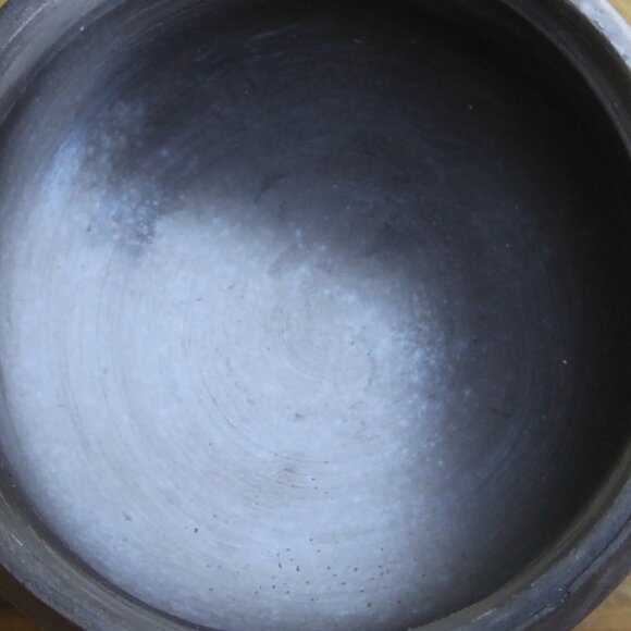 Pit Fired Small Lidded Pottery Piece w/ Driftwood and Cord Handle - Picture 14 of 14